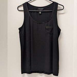 White House Black Market Pocket Tank in Black